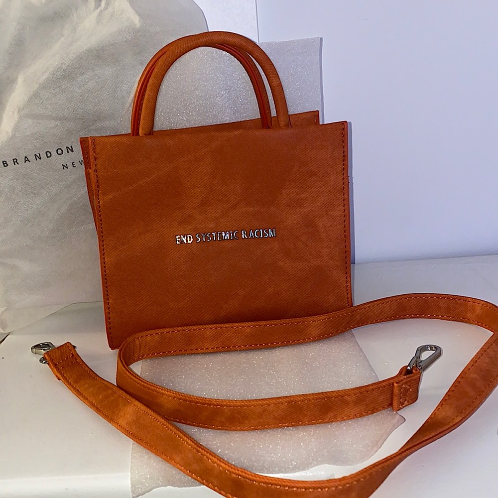 Brandon Blackwood ESR Tote | Orange Wax Denim Brand New